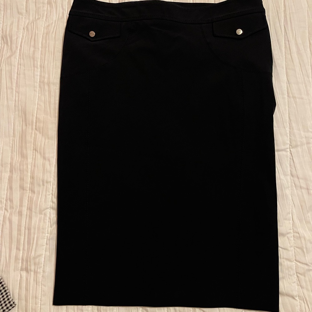 Karen Millen Navy Blue Pencil Skirt Sz 8